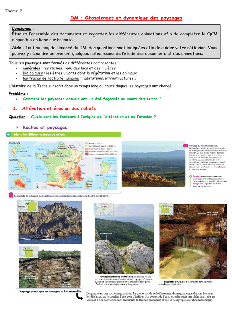 Érosion et formation des paysages terrestres | PDF | Sédiment | Barrage
