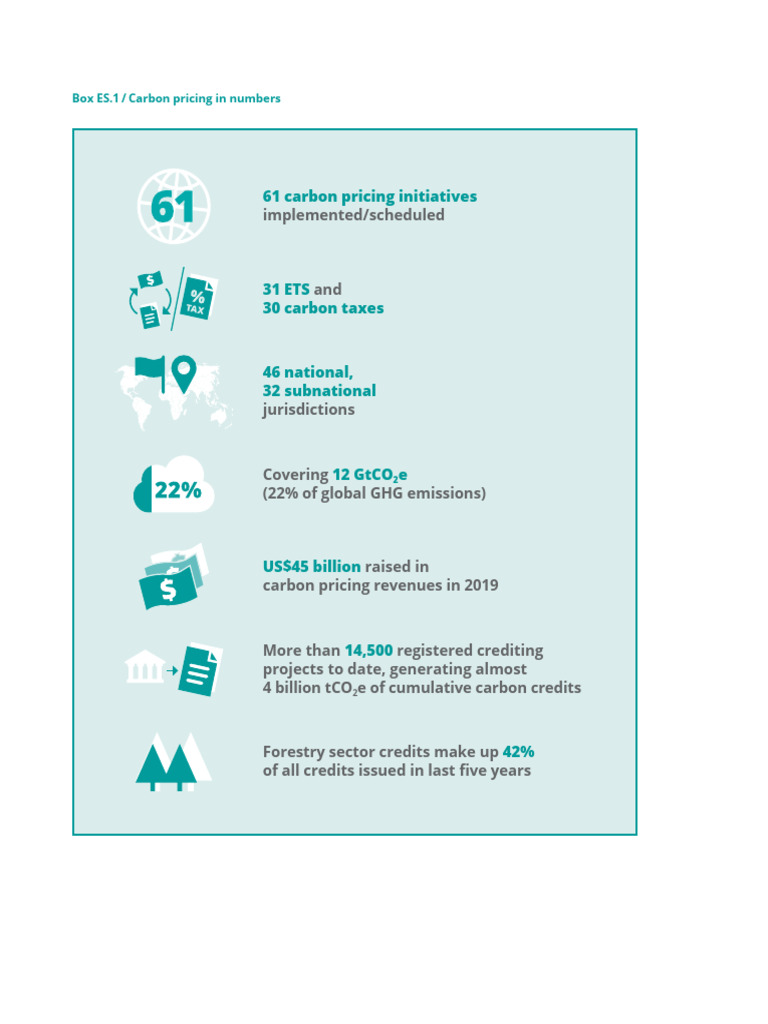 Global Carbon Pricing Initiatives Overview | PDF | Carbon Tax | Climate ...