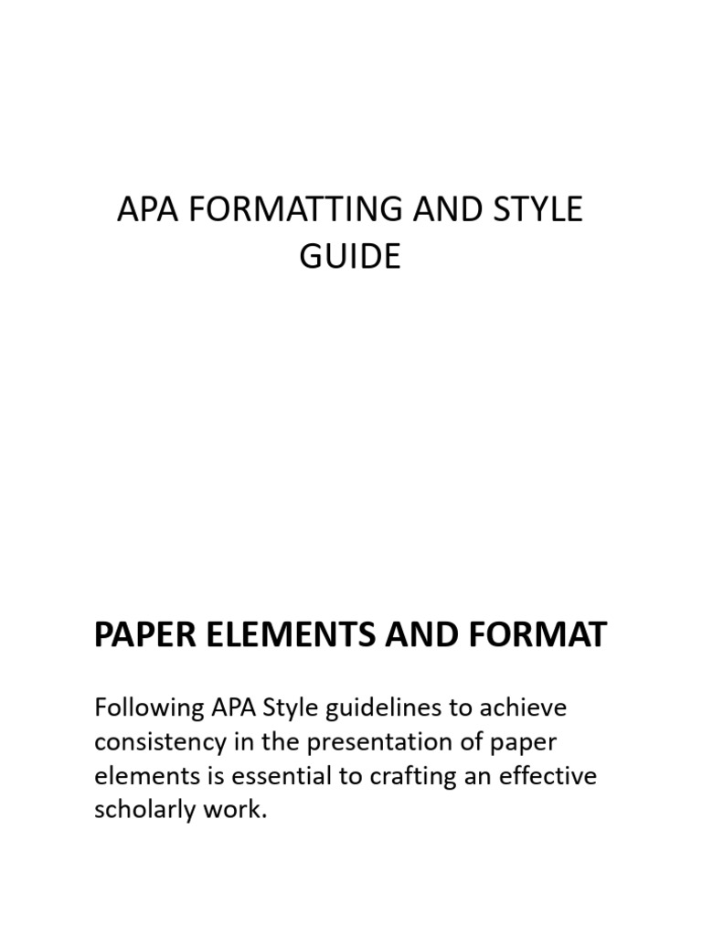 APA Formatting and Style Guide | PDF | Citation | Typefaces