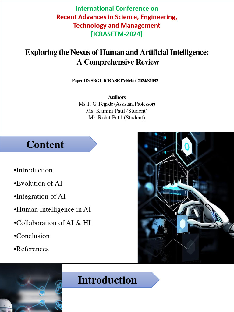 Exploring The Nexus of Human and Artificial Intelligence A ...