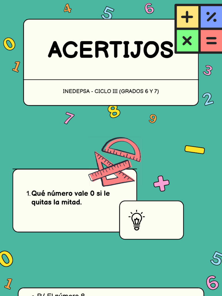 ACERTIJOS | PDF