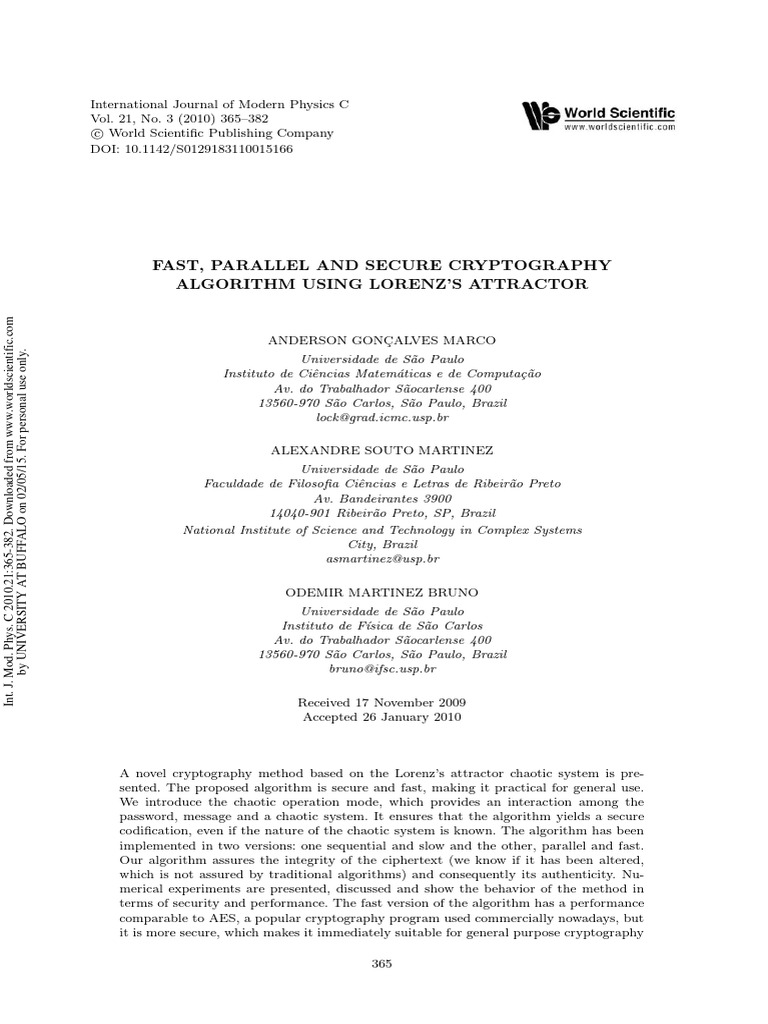 Paper 4 | PDF | Cryptography | Chaos Theory