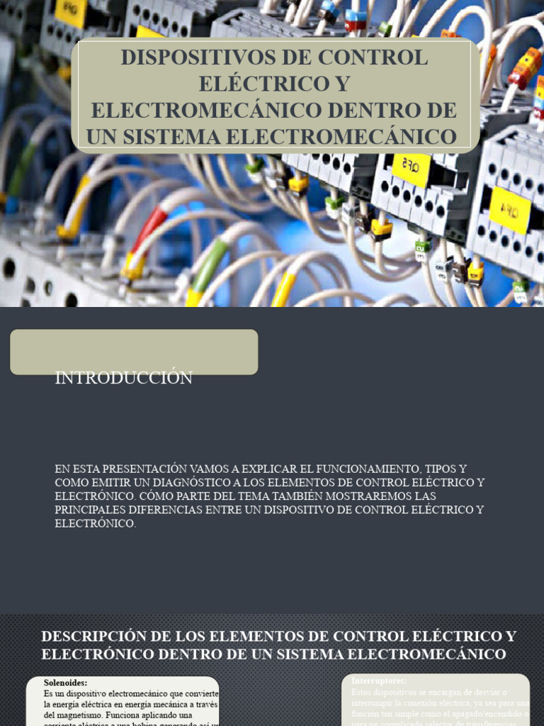 Presentación Dispositivos Control 777 | PDF | Electrónica | Ingenieria ...
