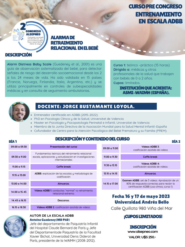 Curso ADBB: Evaluación del Bebé | PDF | Sicología | Ciencias del ...