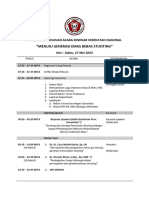 Rancangan Susunan Acara Seminar Kesehatan