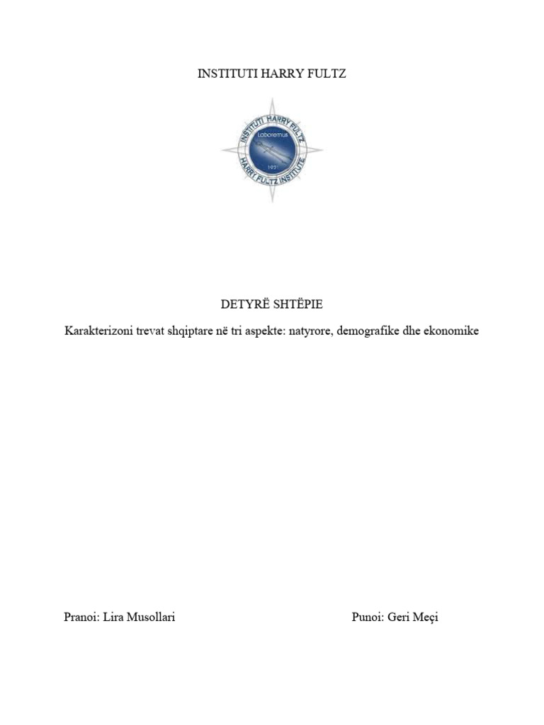 Gjeografi Trevat Shqiptare PDF