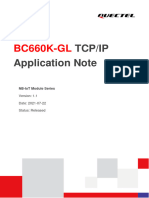 Quectel BC660K-GL TCPIP Application Note V1.1