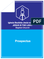 Church Planting Prospectus - Group Project - 12-6-18