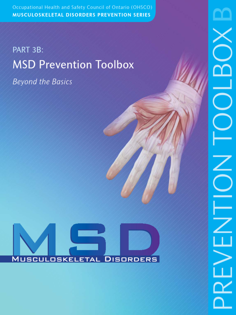 MSD Prevention Toolbox: Advanced Strategies | PDF | Occupational Safety ...