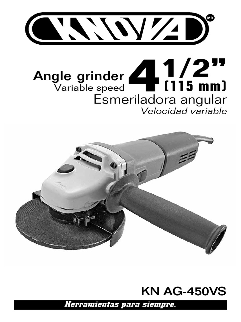 Esmeriladora angular | PDF | Grinding (Abrasive Cutting) | Personal ...