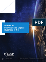 MSC Strategy and Digital Business ESCP Business School