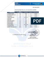 Technical Specifications Fuel Oil 3.0% Sulphur Content
