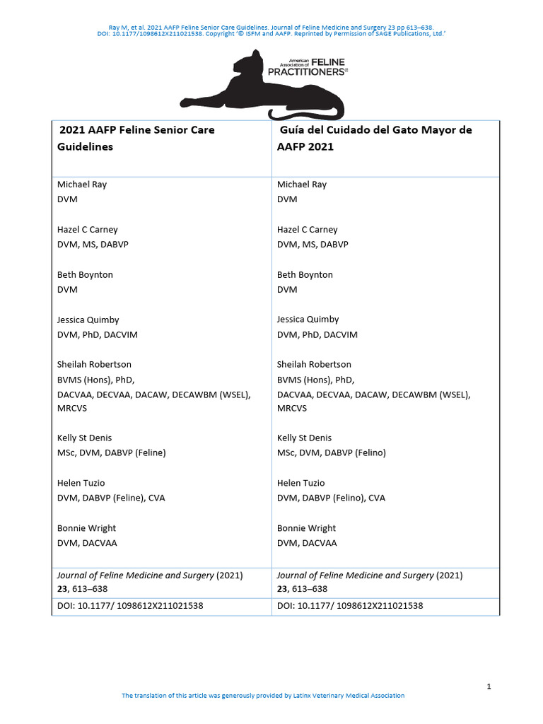 AAFP+Senior+Care+Guidelines Spanish+Translation | PDF | Medicina ...