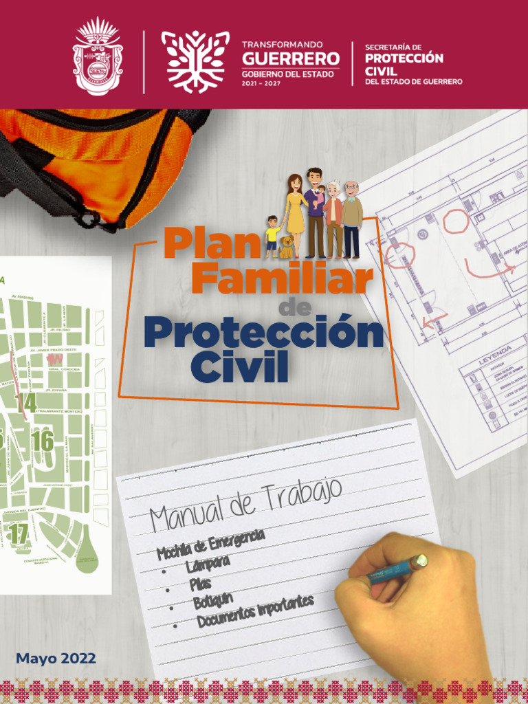 Plan Familiar de Protección Civil 2022 | PDF | Riesgo | Temblores