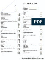 CCTV Survey Form