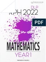 RPT Mathematics DLP SK 1 2022