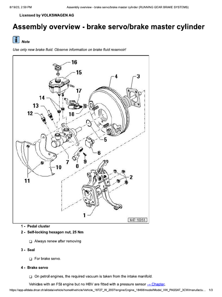 Location Brake Pressure Sensor | PDF
