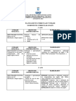 Plano Primeira Unid. Inglês