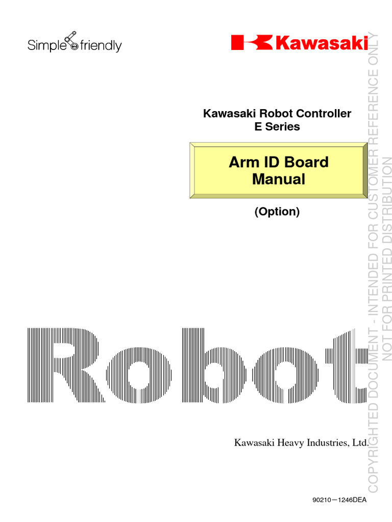 Arm ID Board PDF Parameter Programming) Input/Output