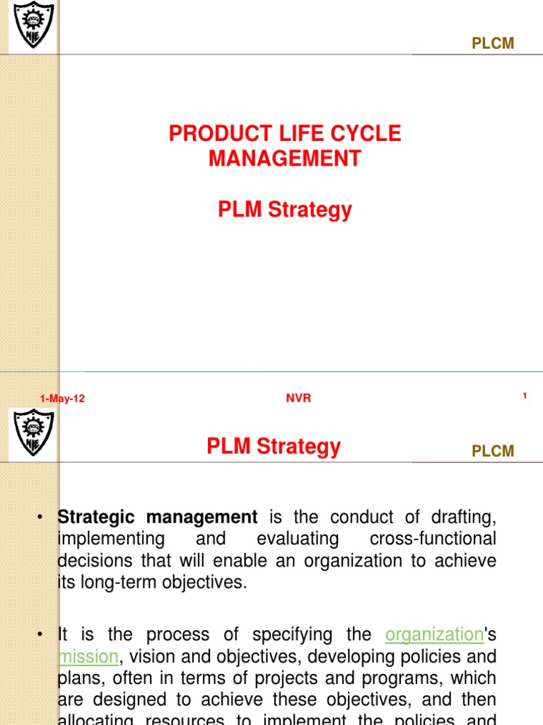 PLM Strategy and Change Management | PDF | Workflow | Strategic Management