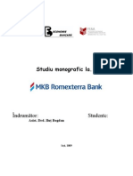 Monografie MKB Romexterra Bank