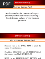 A Written Outline That Evaluates All Aspects (Viability) of Business Venture, Including A Description and Analysis of Your Business Prospects