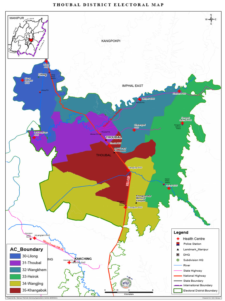 Thoubal District Electoral Map | PDF