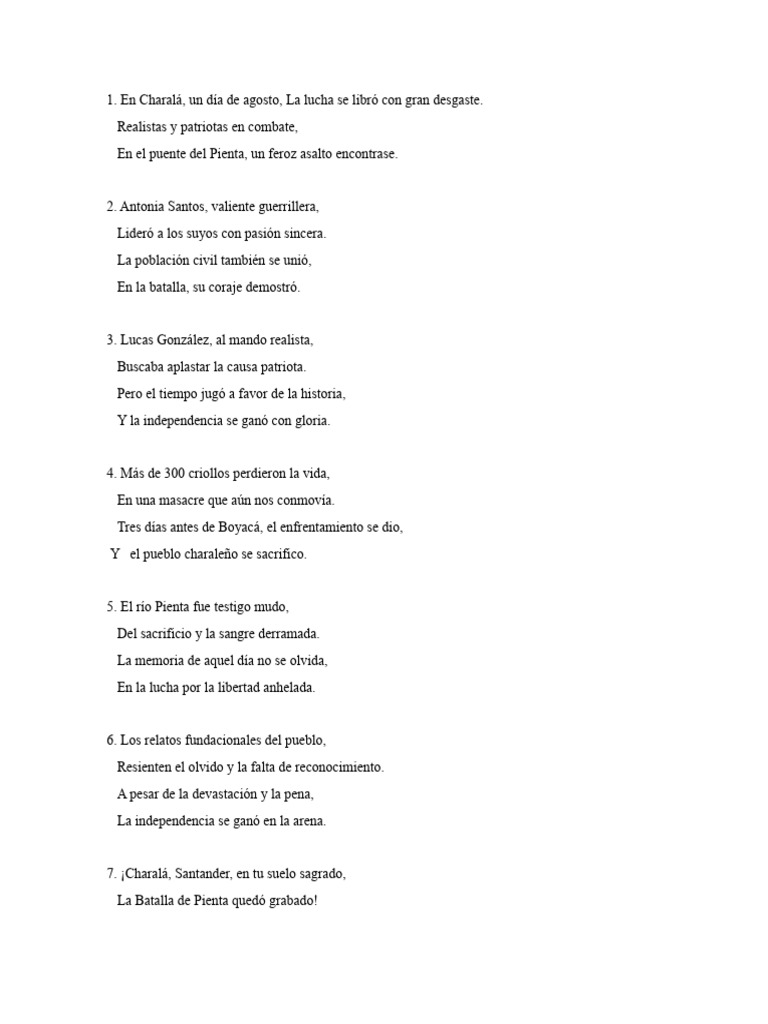 Coplas Pienta | PDF