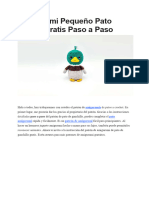 Amigurumi Pequeno Pato Patron Gratis Paso a Paso