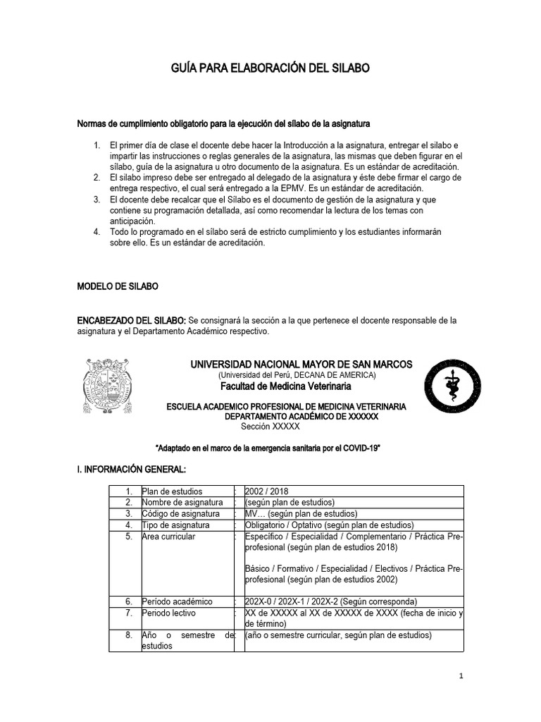 Guía para Elaborar un Sílabo Académico | PDF | Evaluación | Maestros