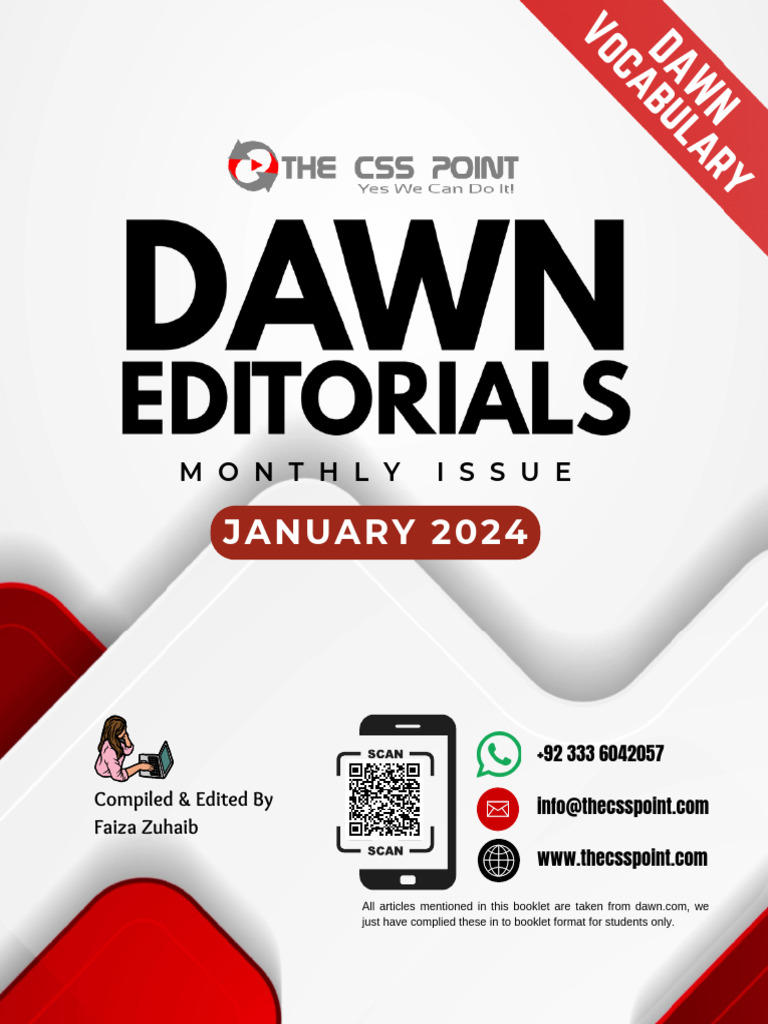 January 2024 Dawn Editorials Compilation | PDF | Cost Of Living | Inflation