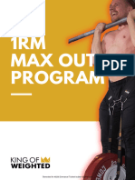 Read Me First Max Out Program