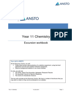 Year 11 Chemistry Excursion Workbook