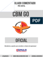 1º Simulado Oficial CBM GO Oficial - Comentado