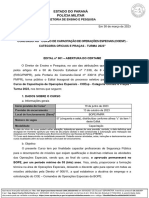 Edital Nº 001 - COESP 2023 - of e Praças - ABERTURA DO CERTAME