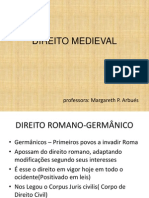 Historia Do Direito Dir Medieval Slides