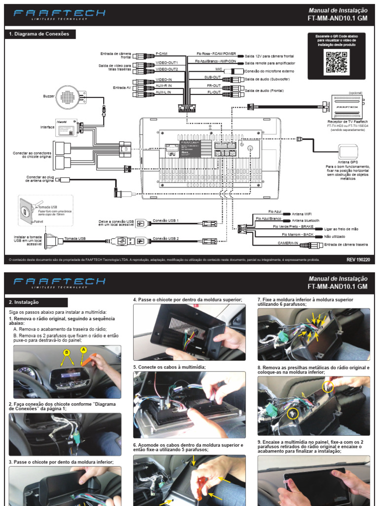 Manual de Instalação Multimídia FT-MM-AND10.1 | PDF | USB | Informática