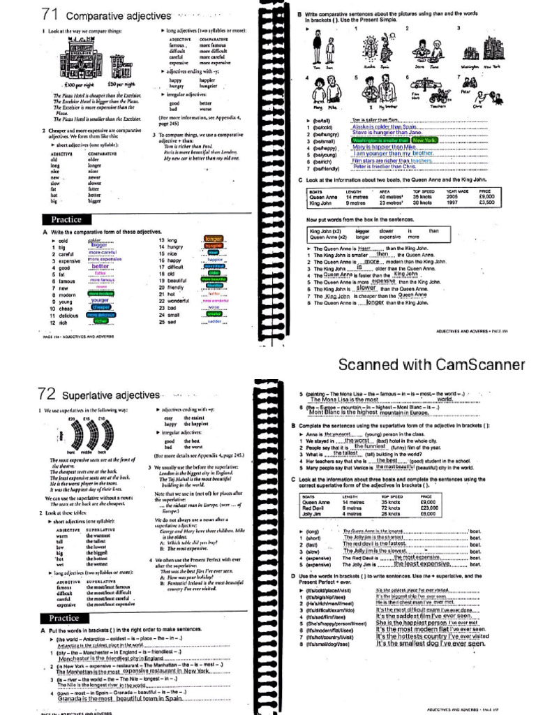 Comparatives and Superlatives | PDF