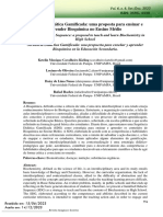 Sequência Didáctica Gamificada - Bioquímica