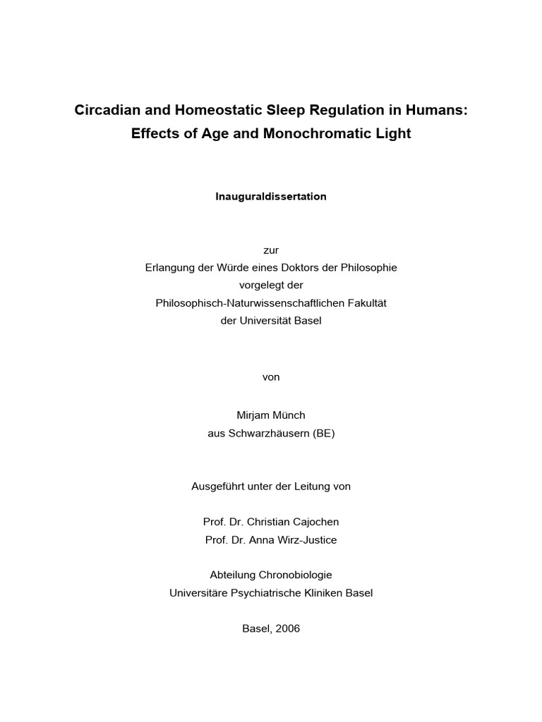 Circadian and Homeostatic Sleep | PDF | Sleep | Circadian Rhythm