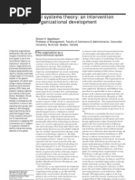 Socio Technical Systems