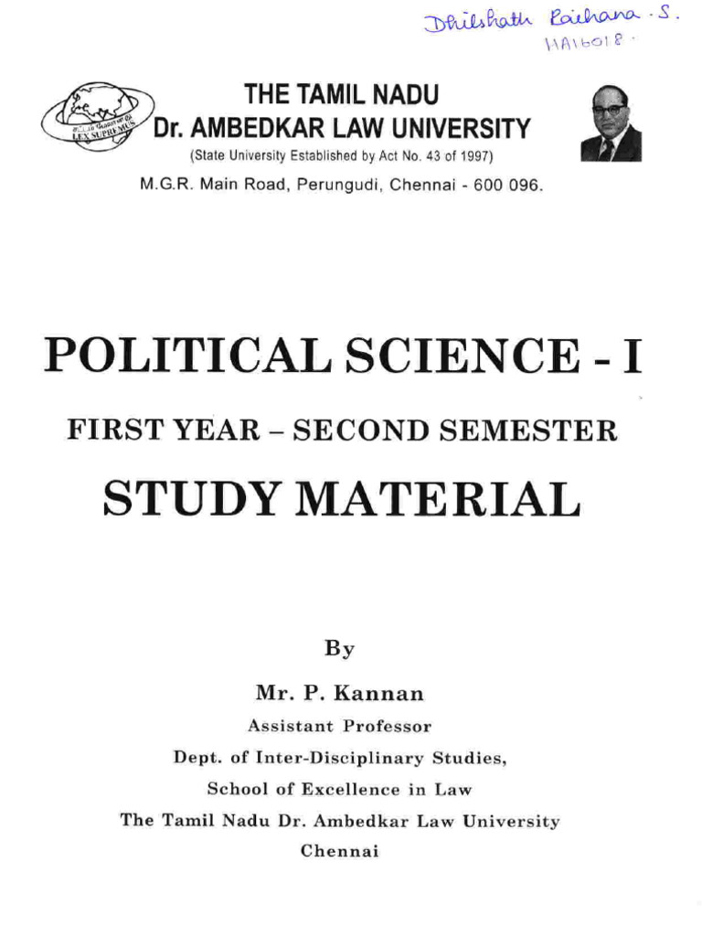 42 Political Science-II | PDF