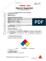 Hoja de Seguridad: HDSM - 1287