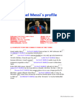 Past Simple - Lionel Messi