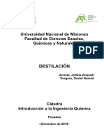 Monografía Destilación