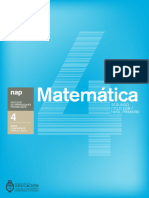 Matematica 4. Serie Cuadernos para El Aula