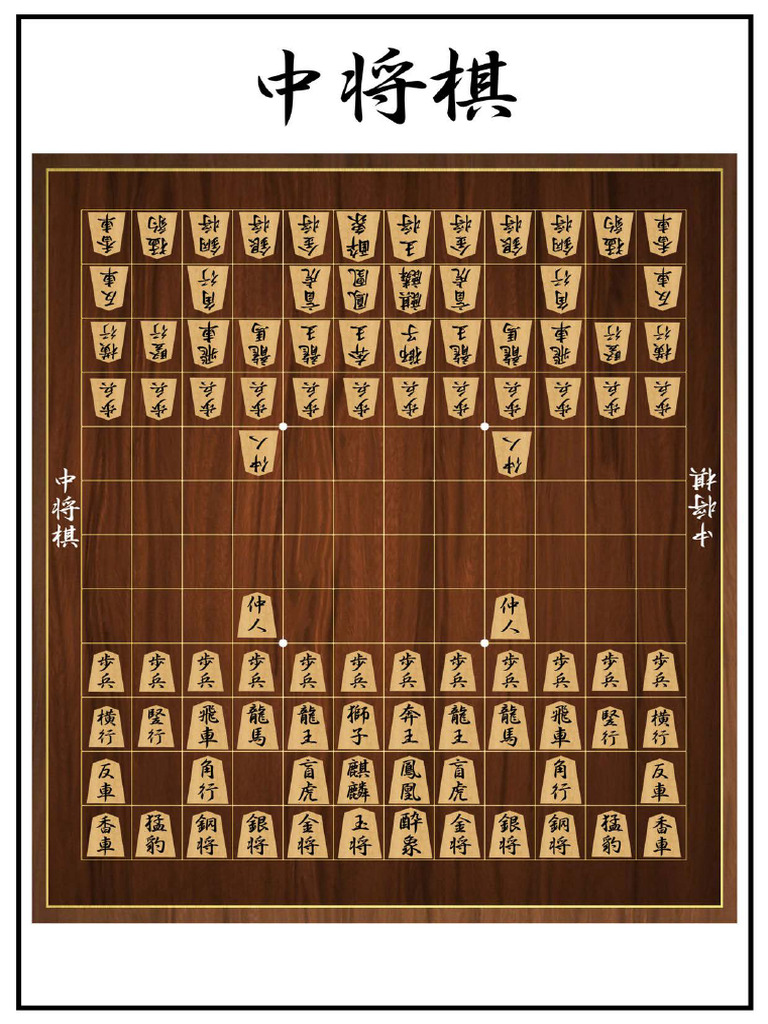 Shogi - Chu Shogi Rulebook - en | PDF