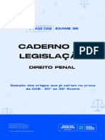 Direito Penal _ Caderno de Legislação 39° Exame