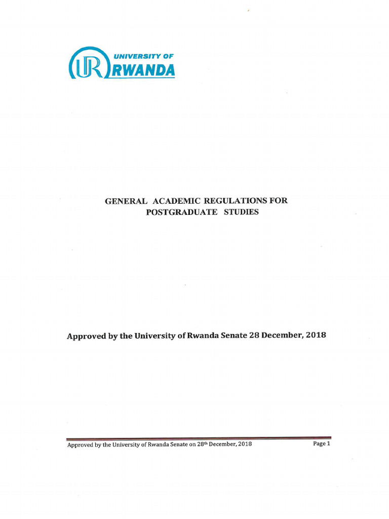Gen Academic Regulations PG | PDF