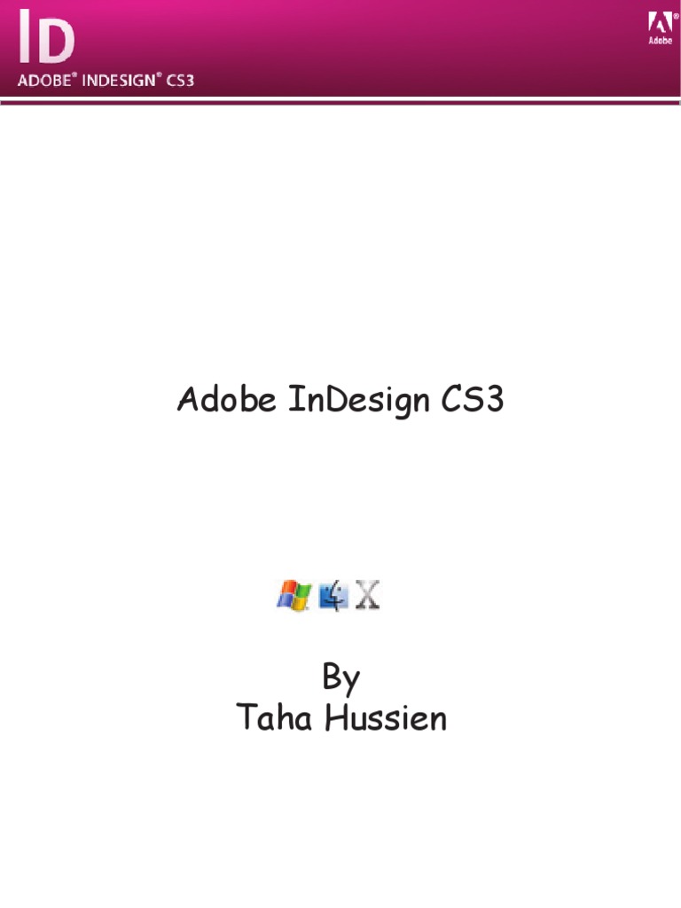 In Design CS3 | PDF